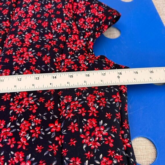 Meng Yilong Cap Sleeve Floral Quilted Vest‎ Boho Dainty Floral Quilted Kawaii - Picture 5 of 6